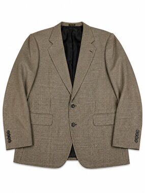 Oscar de la Renta Brown Houndstooth Sport Coat